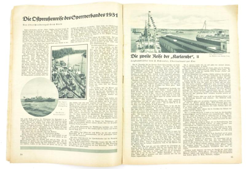 German Reichsmarine Magazine 1932