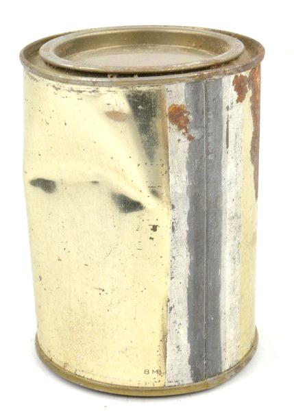 US WW2 Backing Powder Tin Can