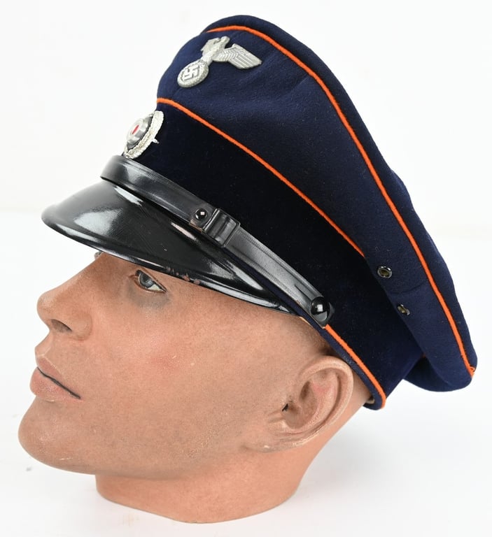German Postschutz EM/NCO Visor Cap