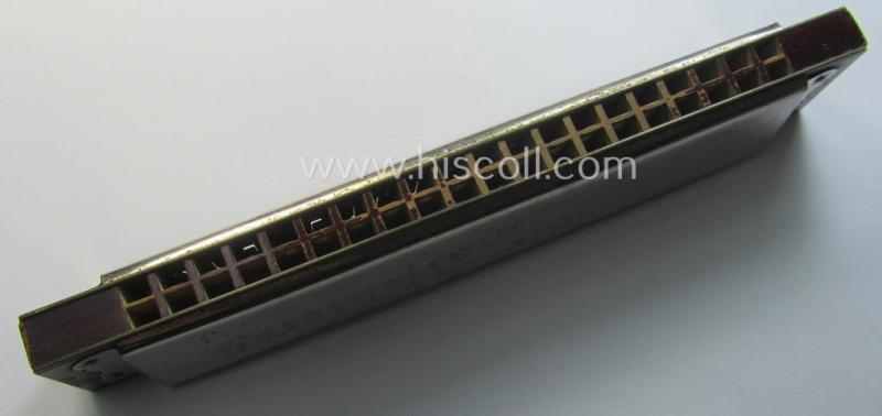 TR-era- (ie. 'Deutsche Wehrmacht'-) related harmonica entitled: 'Wenn wir Marschieren' that comes as recently found
