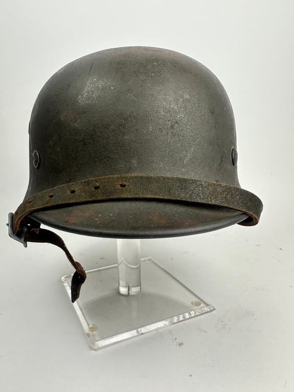 WW2 m40  SD SS Helmet Q68 "Real combat Used''