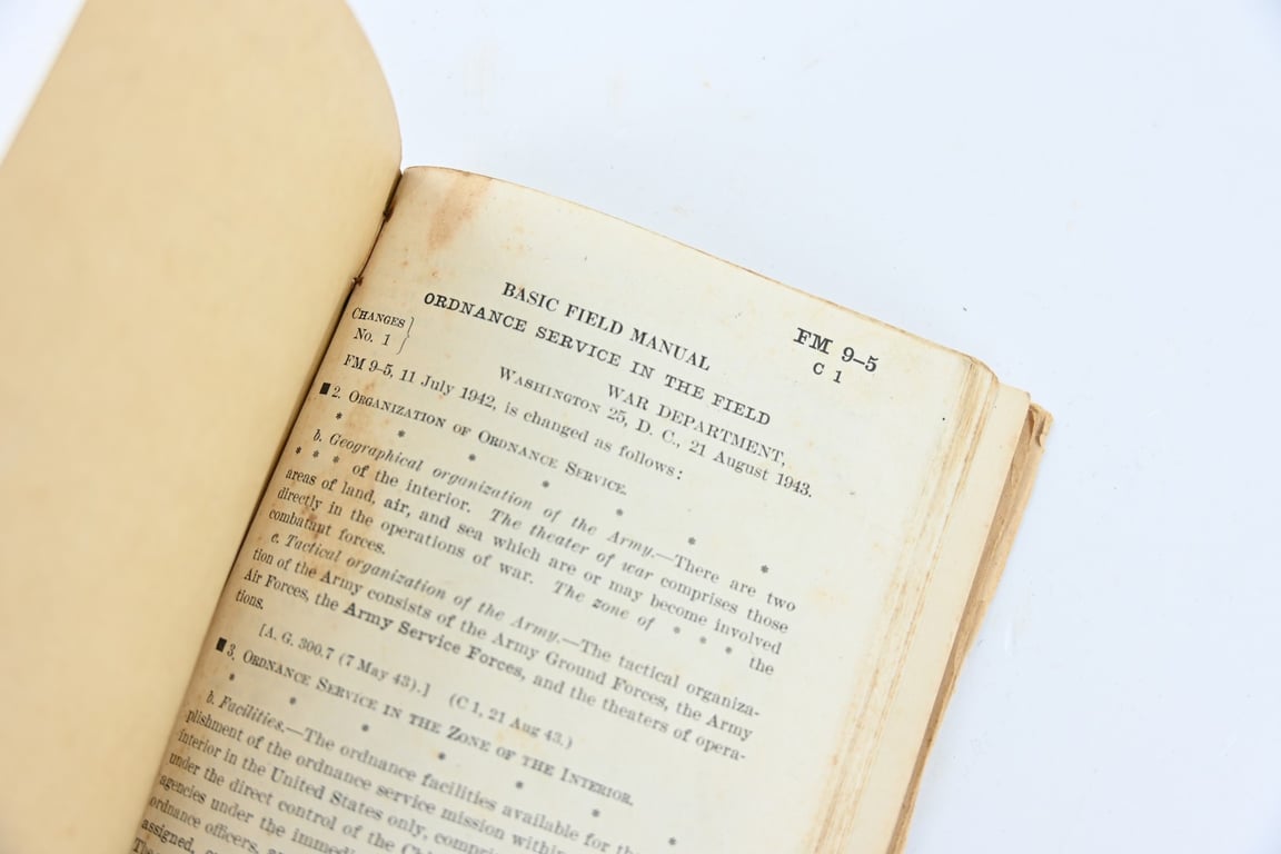 US WW2 Ordnance Field Manual