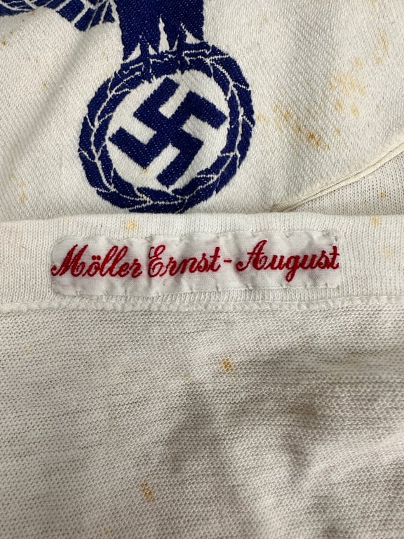 WW2 German "Kriegsmarine sportshirt" named