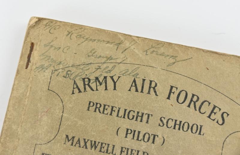 USAAF WW2 Pre-Flight School Booklet