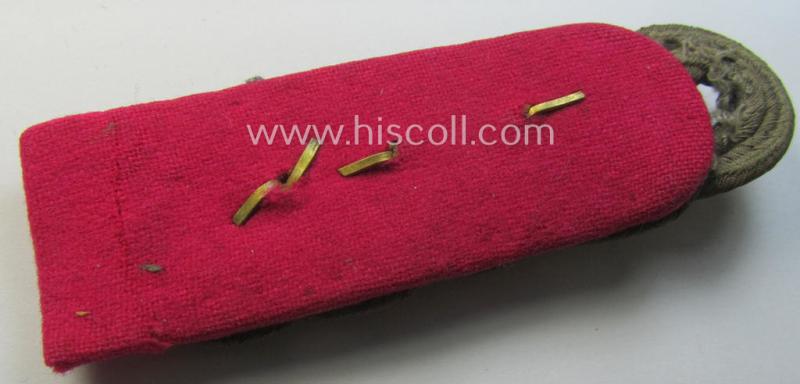 Single, WH (Heeres) officers'-pattern 'cyphered' shoulderboard: 'Oberst einer Veterinär-Abtlgs.'