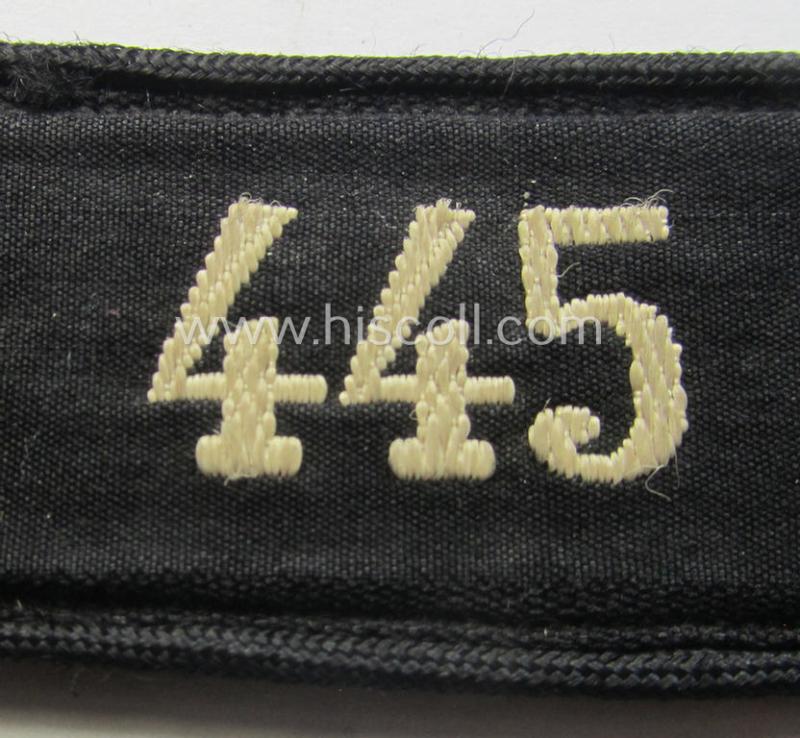 Single, 'DJ- o. Deutsches Jungvolk' shoulderstrap: 'DJ-Mitglied': 'Bann 445' (445 = 'Bann Hoya')