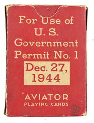 US WW2 Service Playing Cards 1944