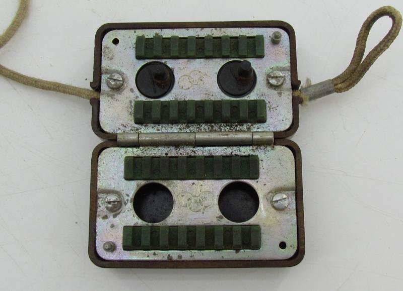 German Bakelite Razor Blade Sharpener in Original Box