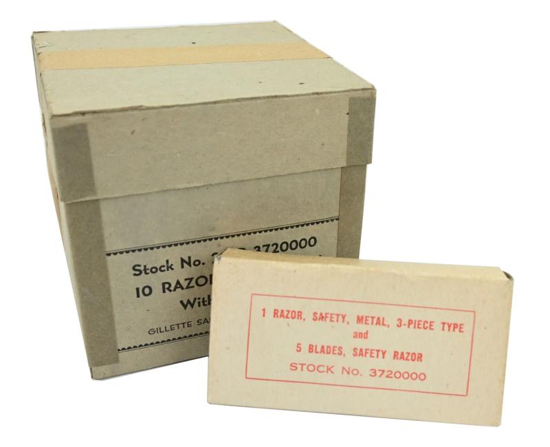 US WW2 Enlisted Men 'Gillette' Safety Razor in case
