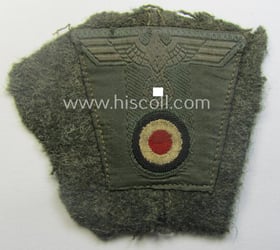 WH (Heeres) so-called: 'T-shaped'- (ie. 'M42-pattern') cap-eagle/cocarde (ie....