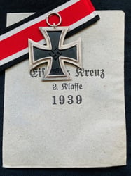 GERMAN WWII 1939 IRON CROSS 2nd CLASS WITH...