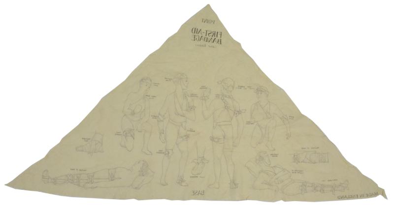 British WW2 Triangle First Aid Bandage
