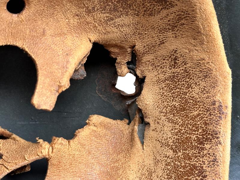 Q64 Polizei Double Decal Helmet '' Battle-Damage ''