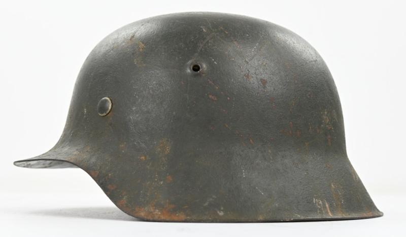 German WH M42 ND Combat Helmet Ex-Chickenwire