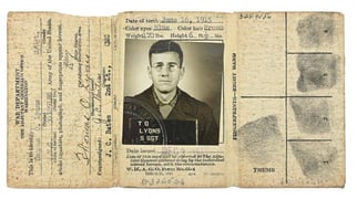 US WW2 Army Service Pass 'S/Sgt Thomas O....