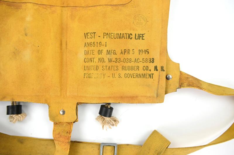 US WW2 Mae West Life Preserver Vest AN 6519-1