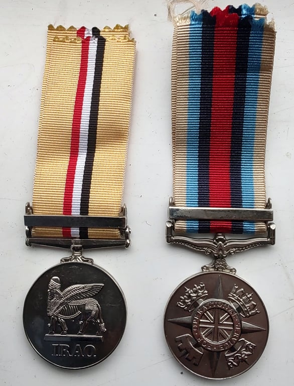 Copy British Iraq and Afghanistan campaign medals