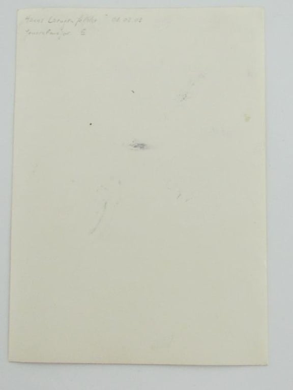 Signed photo Knight’s Cross recipient Hanns Laengenfelder 1943