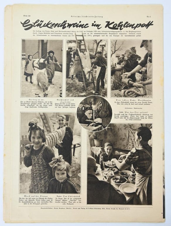 German Magazine kölnische illustrierte zeitung February 1940