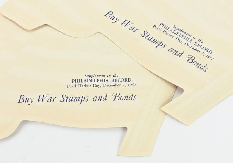 US WW2 War Bonds Stars & Stripes Flag Sticker Set
