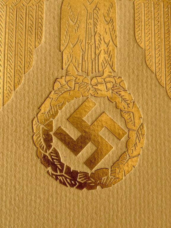 AUTHENTIC GERMAN WW2 HAND INK SIGNATURE OF NAZI LEADER REICHMARSCHALL HERMANN GORING.