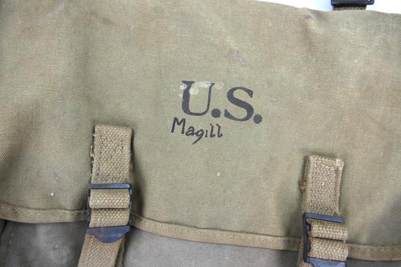 US WW2 M-1936 Musset Bag 'Arthur H. Magill'