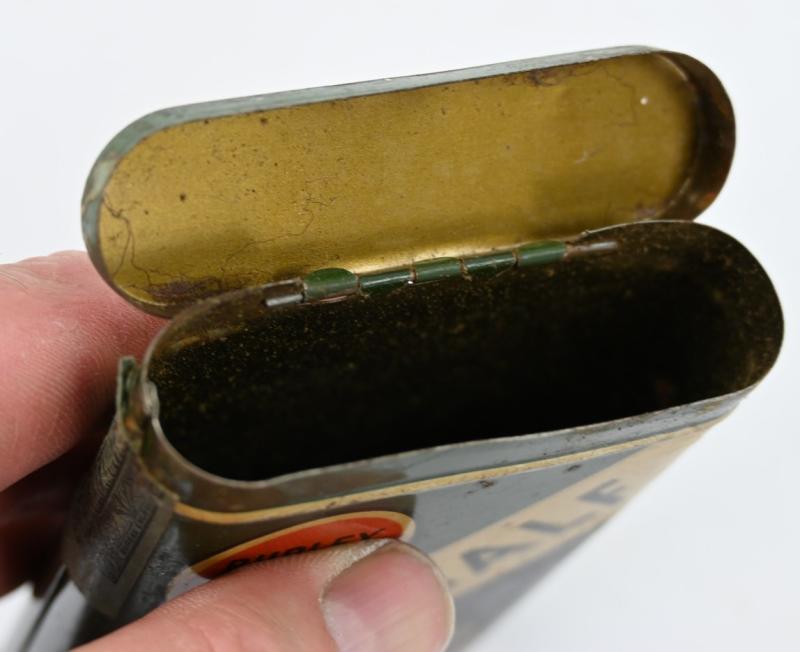 US WW2 Period Half & Half Tabacco Tin Can