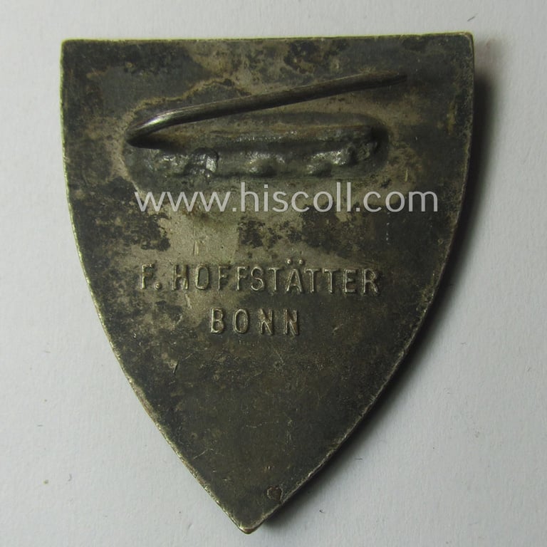 RAD (ie. 'Reichsarbeitsdienst') so-called: 'Traditions-Mützenabzeichen' as was specifically intended for a member who served within the: 'Arbeitsgau XXI' (= Niederrhein)