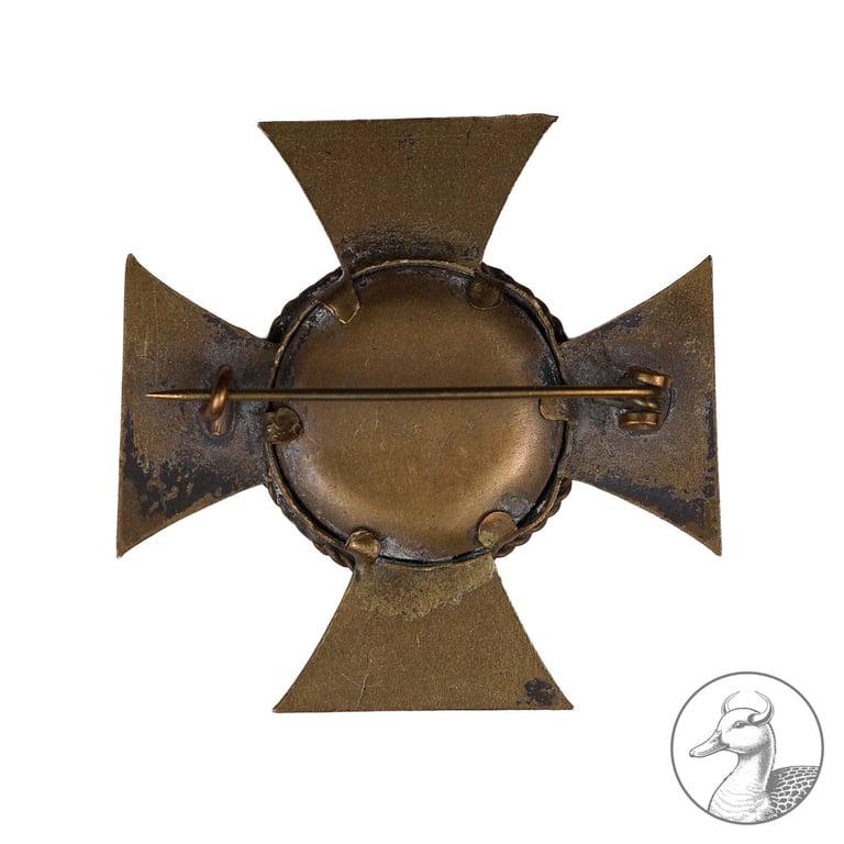 Erinnerungskreuz EK 1914 mit Foto Anstecknadel