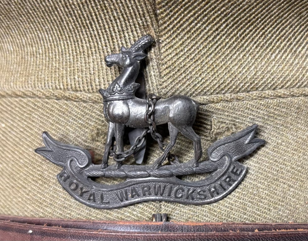 WW1 Royal Warwickshire Officers Service Dress Cap