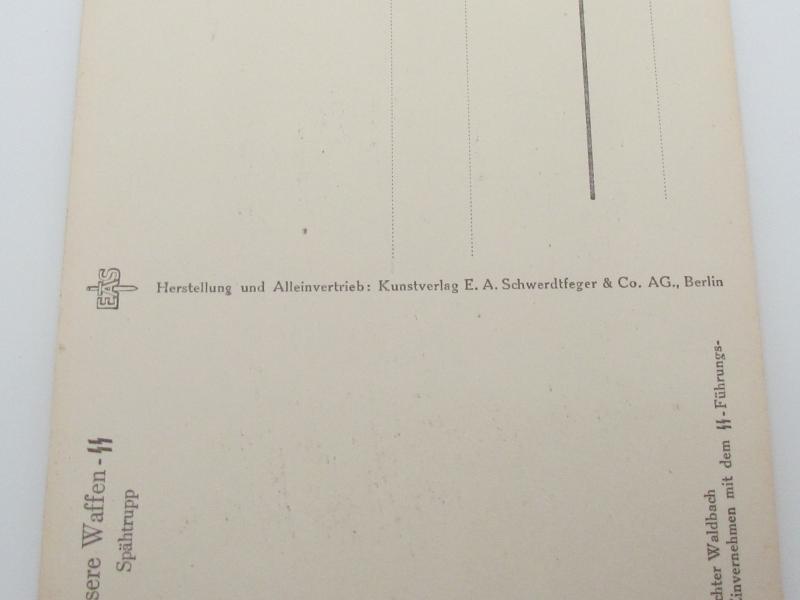 Postcard : Unsere Waffen-SS