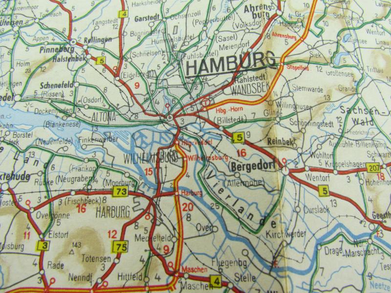 US Army Road Map Germany ( Complete )