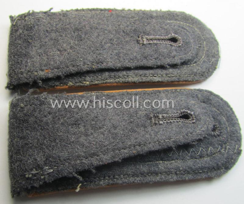 Pair of WH (Luftwaffe) NCO-type shoulderstraps: 'Feldwebel der Nachrichten-Truppen u. Mitglied einer Nachrichtenschule'