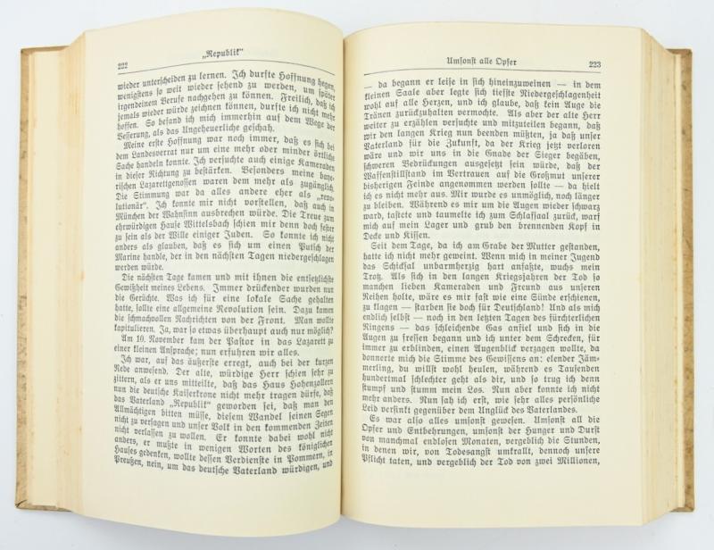 German Adolf Hitler Mein Kampf Book 1939