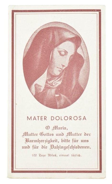 German WH Deathcard 'Karl Amon'