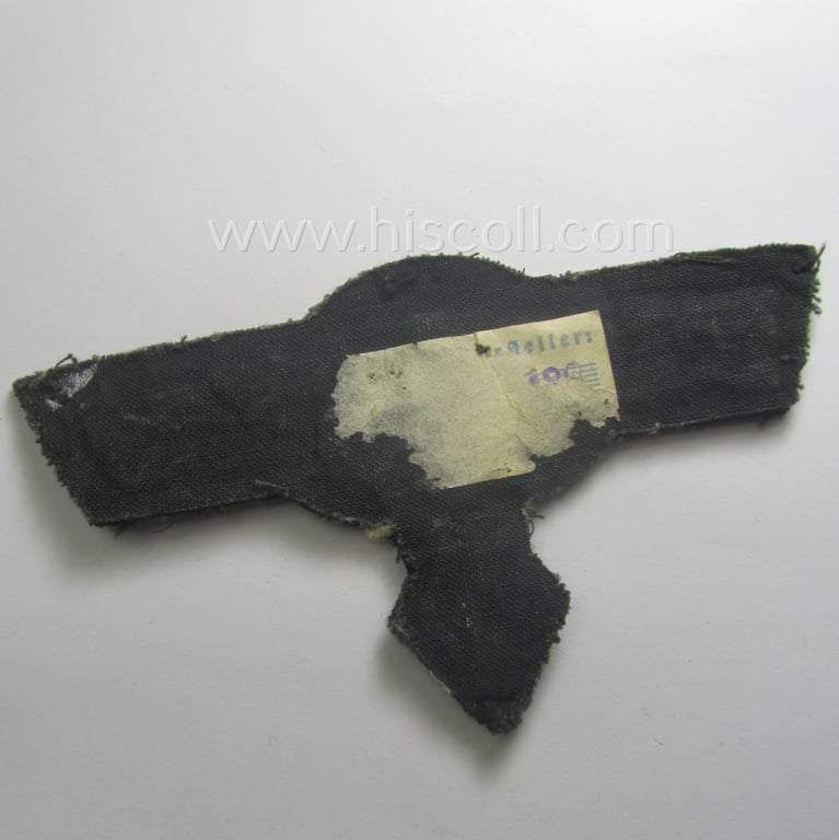 Superb - and rarely encountered! -  'NS-Studentenbund' (or: NS-students'-association) officers'-pattern-arm-eagle (ie. 'Ärmeladler für Offiziere des N.S.D.St.B')