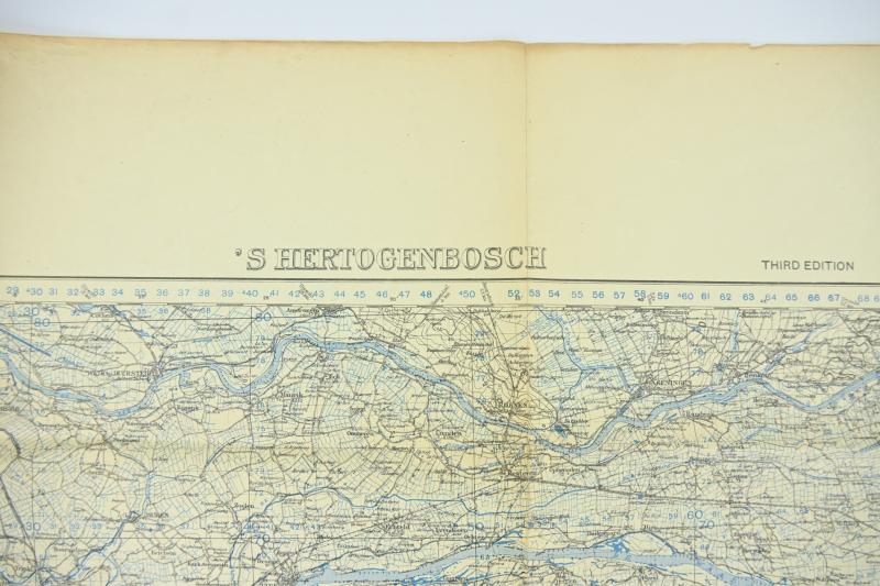 US WW2 Mapcard 's-Hertogenbosch Holland 1944