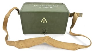 British WW2 MKV Field Telephone Set D