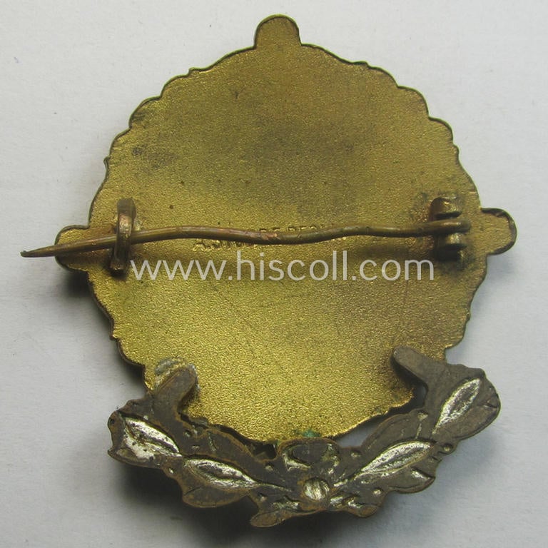 Unusual, 'Vaterländischer Frauen-Vereine vom Roten Kreuz - Westfalen' so-called: nurses'-loyal-service-badge entitled: 'Für treue Dienste' (being a round-shaped, maker- ie. 'A. Stubbe - Berlin'-marked and neatly enamelled specimen)