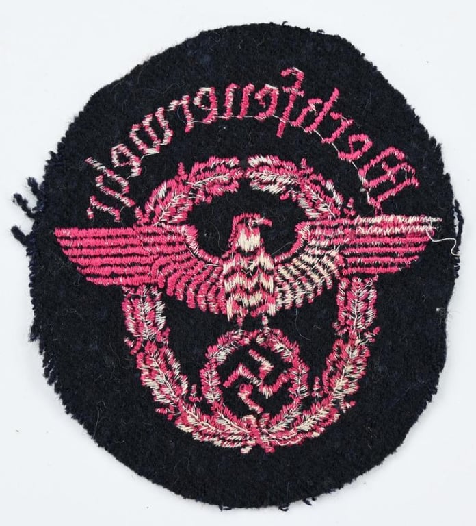 German Third Reich Fire Department Sleeve Patch