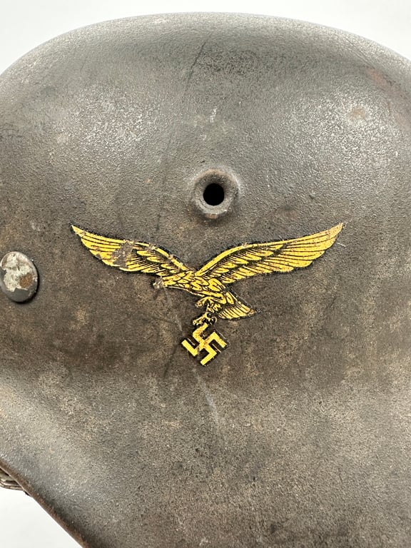 "Untouched" M40 SD Luftwaffe Helmet "Named"