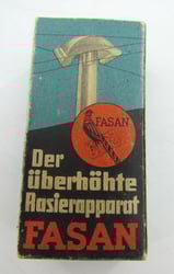 Pressed plastic razor "Pheasant" in original packaging