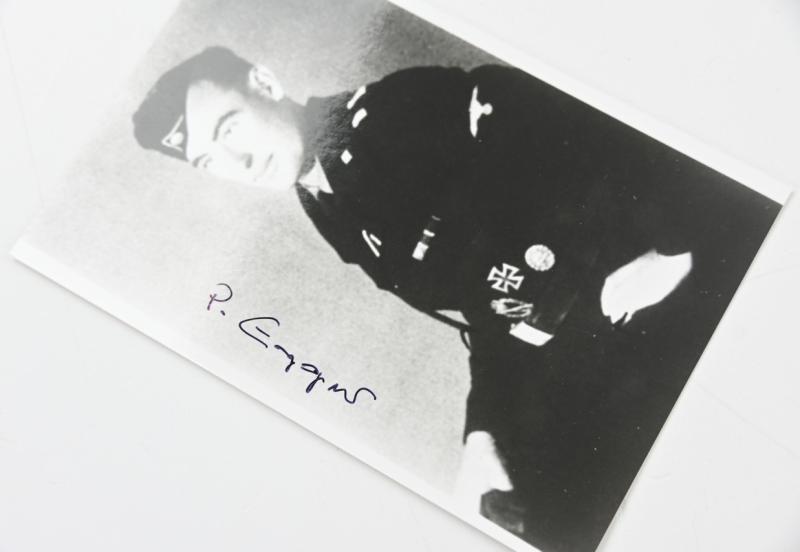 Signature of Waffen-SS KC Recipient 'Paul Egger'