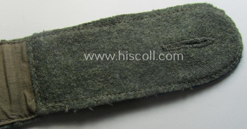 Single, early- (ie. mid-) war-period- (ie. 'M41 o. M43'-pattern) WH (Heeres) EM-type shoulderstrap: 'Soldat einer Nachschub-Abtlgs.'