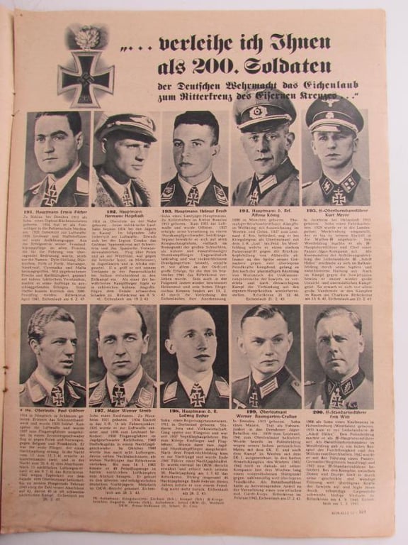 Koralle Magazine dated 31 March 1943