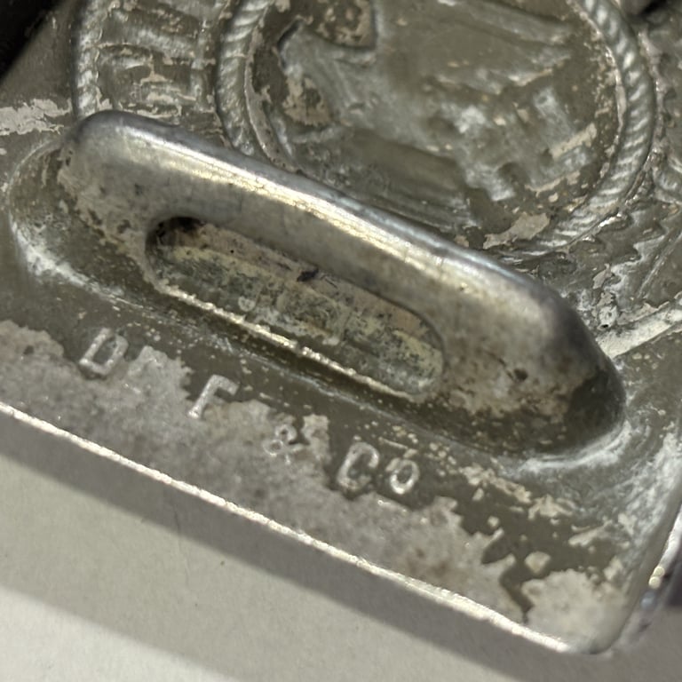 Heeres Aluminum Belt Buckle Dr. Franke & Co.