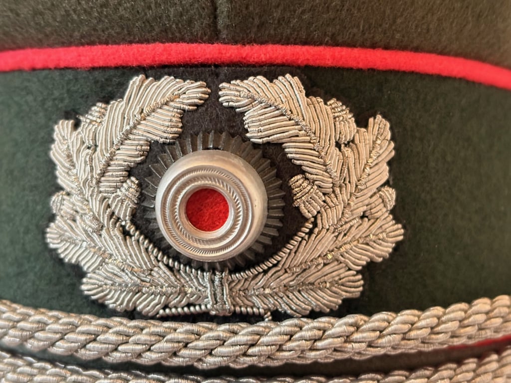 WWII THIRD REICH PANZER OFFICERS VISOR CAP BERLIN GERMANY