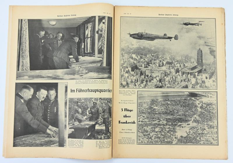 German Berliner Illustrierte Zeitung Newspaper 1940