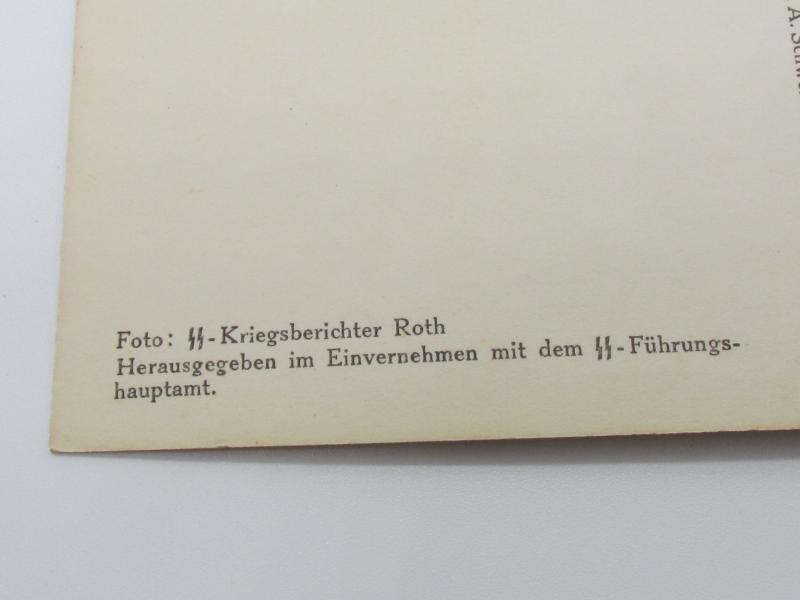 Postcard : Unsere Waffen-SS