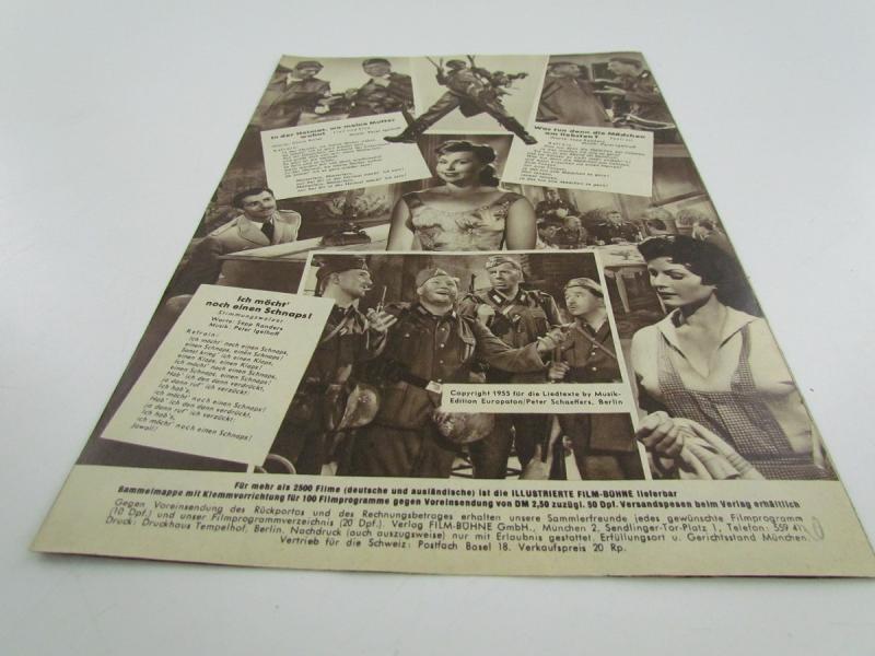Original Movie Flyer From German Movie Der Frontgockel 1955